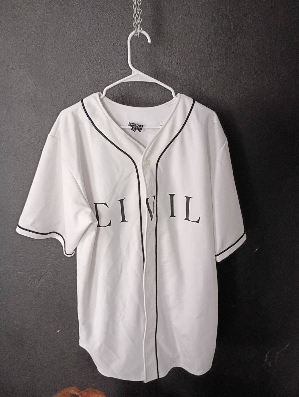 CIVIL REGIME #08 SHORT SLEEVE JERSEY!(WHT)